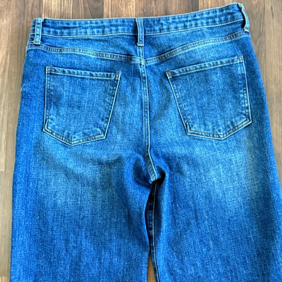 KUT FROM THE KLOTH Sienna Wide Leg Jean Size 12 Cuffed High Rise - Picture 6 of 8